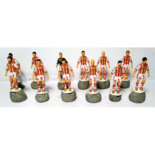 Subbuteo Andrew Table Soccer Olympiacos Custom made 100 anniversary team only 12 figures no bases no box